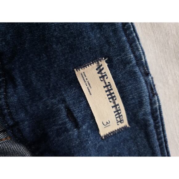 Free People Stillwater Jeans Low Rise Slim Flare Sz 31 NEW We The Free Split Hem - Picture 7 of 15
